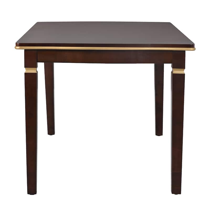 6-Piece Modern Dining Set with Rectangular Table & Tufted Chairs