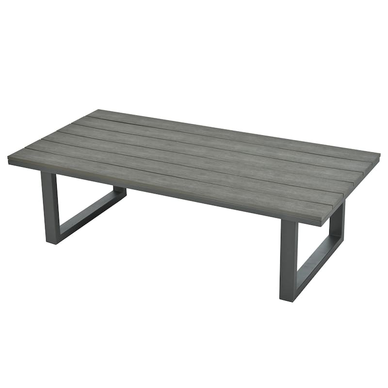 Outdoor Seating Set with Table and Thick Cushions for Lawns (Set of 4)