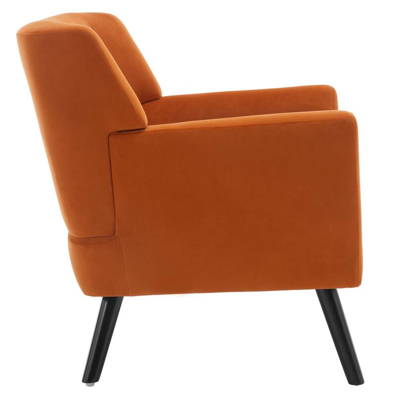 Velvet Upholstered Armchair Tufted Accent Chair, Set of 2 - 30.71"H x 28.35" W x 27.56"D