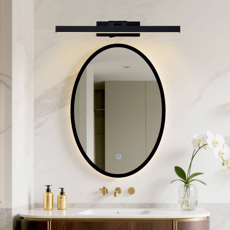 Modern Wireless LED Vanity Light 3CCT Dimmable, Remote Control, Rechargeable, Easy Magnetic Installation