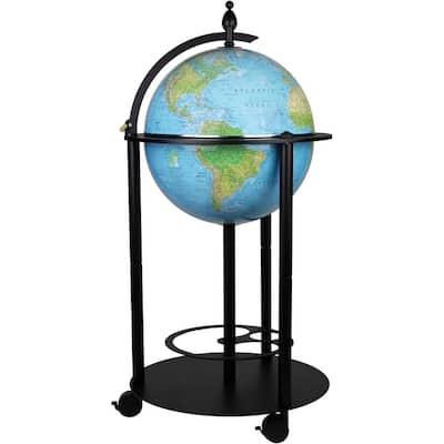 Empire Floor Standing Illuminated Bar Globe 16 inch Diameter