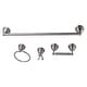 preview thumbnail 1 of 7, Restoration 4-Piece Bathroom Hardware
