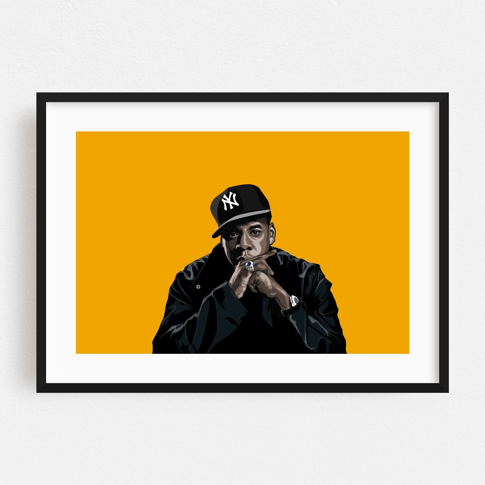 Jay Z Illustrations Beyonce Music Art Print/Poster - Bed Bath