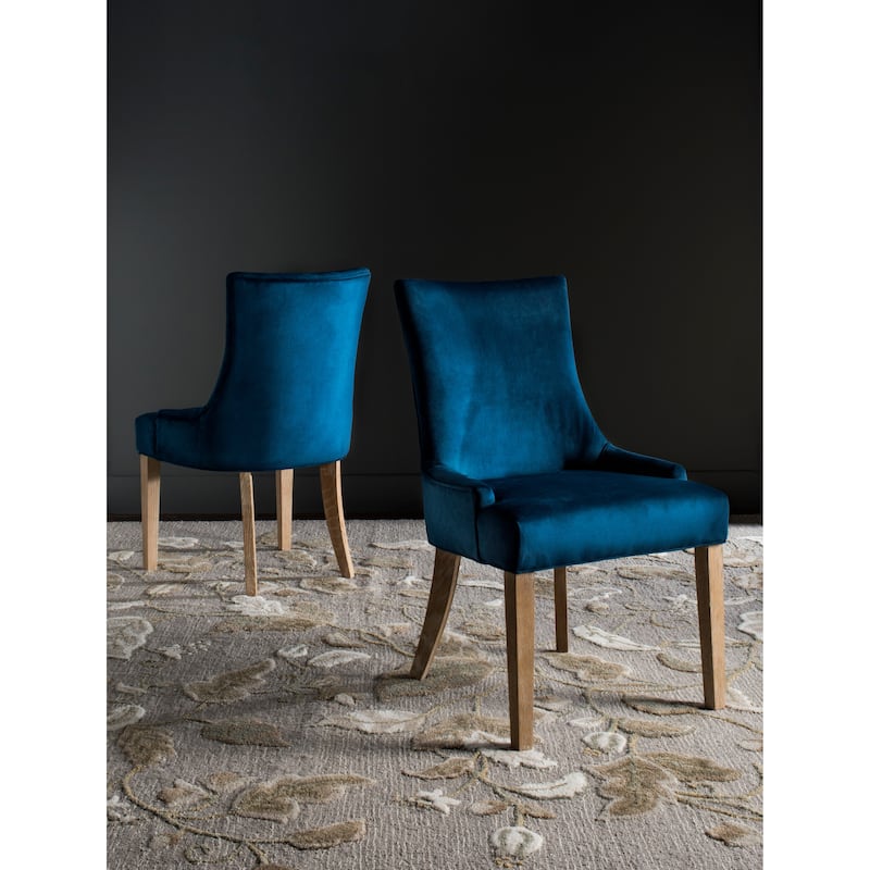SAFAVIEH Lester Dining Chair (Set of 2) - 24"W x 25"D x 39"H
