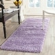 preview thumbnail 98 of 170, SAFAVIEH California Shag Izat 2-inch Thick Area Rug 2'3" x 11' Runner - Lilac