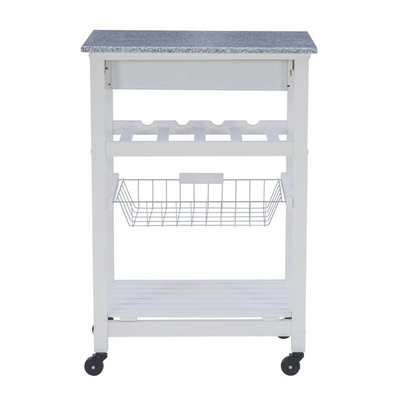 Jake Compact Mobile Rolling Kitchen Cart