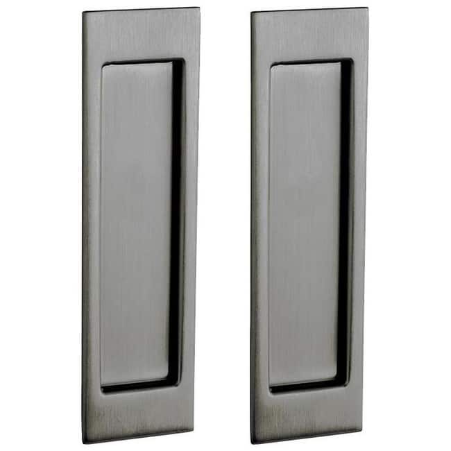 Baldwin Santa Monica Full Dummy Pocket Door Set with Double Door Catch