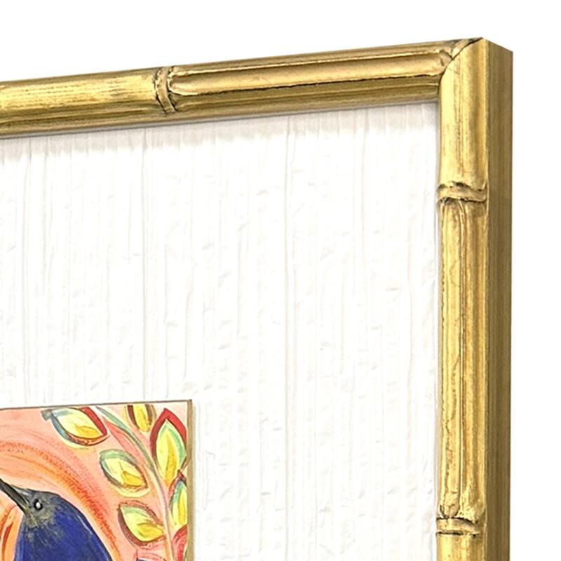 Paragon Sassy Birds Framed Art - Set of 4