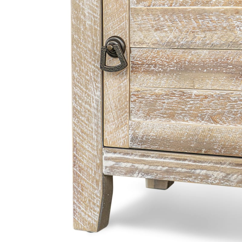 Montana Rustic Wood Nightstand