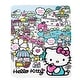 preview thumbnail 2 of 3, Sanrio Hello Kitty My Cute World Silk Touch Sherpa Throw Blanket