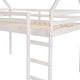 preview thumbnail 15 of 31, Contemporary Design Twin Loft House Bed with Ladder and Slide, Maximized Space Saving, Health and Comfort
