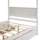 preview thumbnail 10 of 8, Full Size Canopy Bed with Storage Drawers and Support Slats for a Timeless Bedroom Look