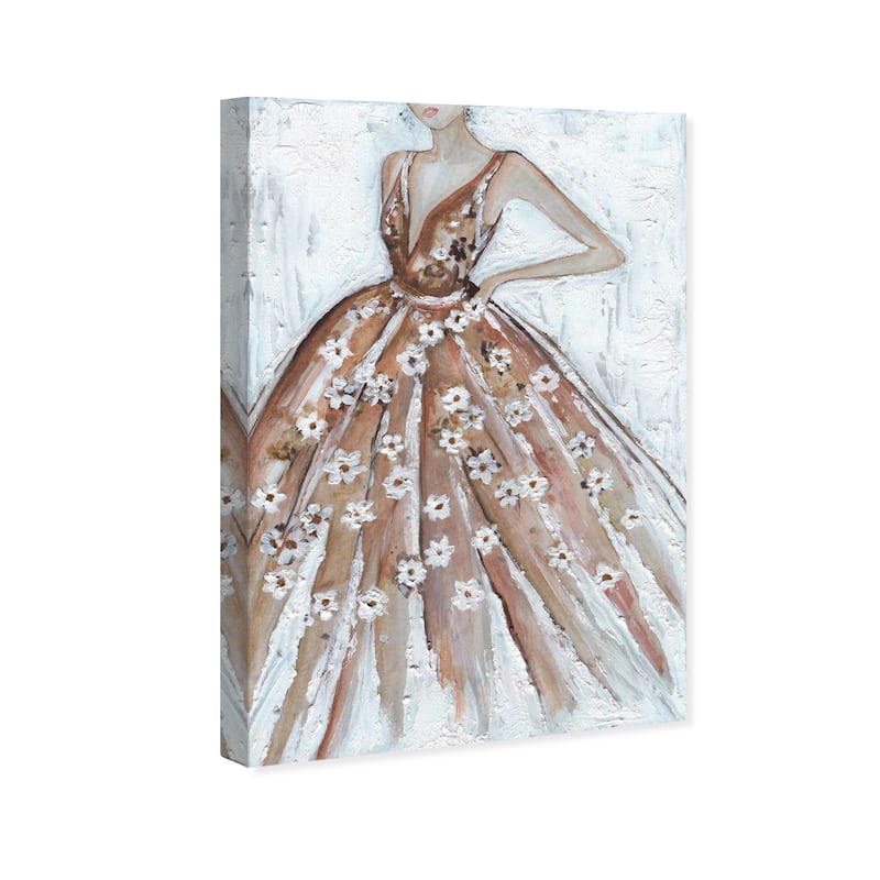 Wynwood Studio Fashion and Glam Elegant Mystery Brown and French Country Wall Art Canvas Print