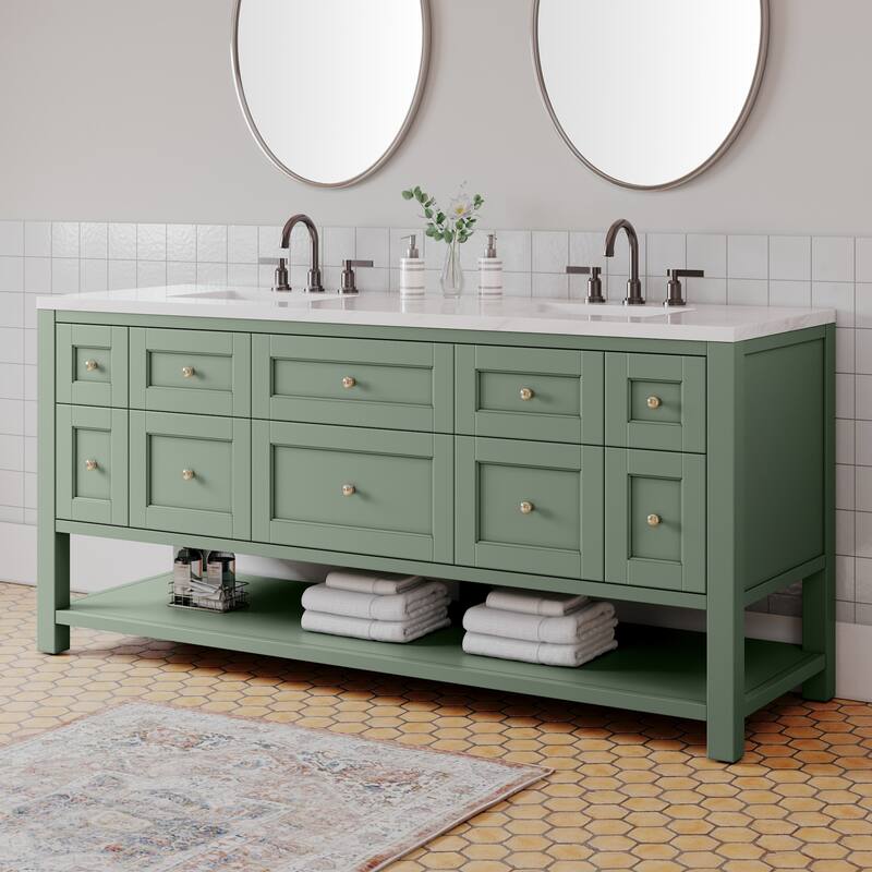 James Martin Vanities 330-V72-3ENC Breckenridge 72" Free Standing
