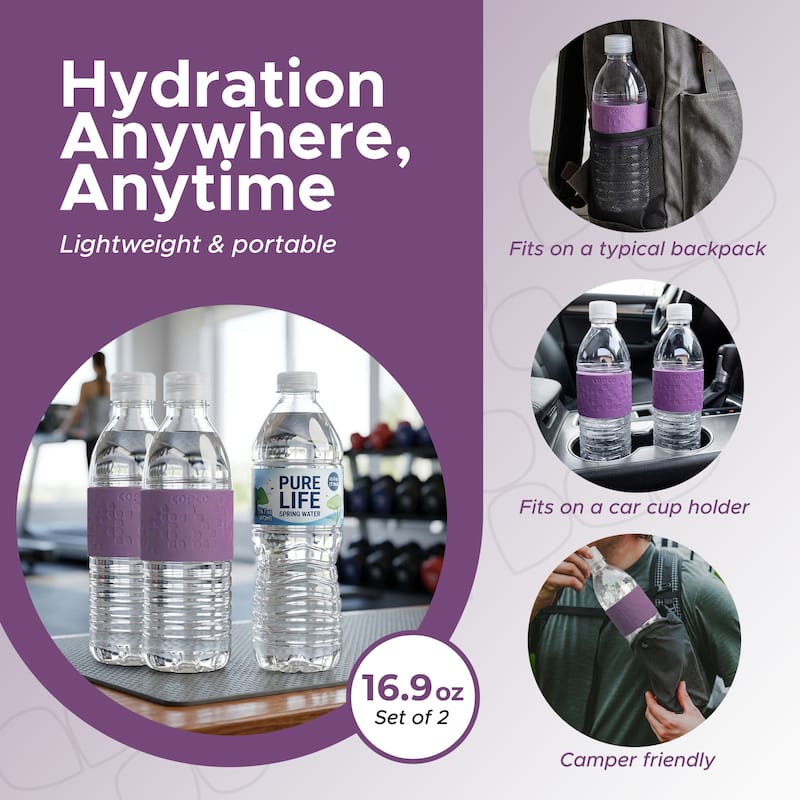 Copco Hydra BPA Free Tritan Water Bottle Set Leak Proof & Dishwasher Safe