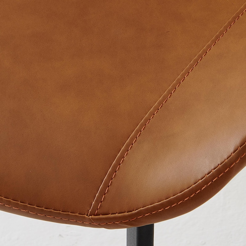 GDFStudio - Brandon Contemporary Upholstered Dining Chair Set with Sleek Comfort and Durable Metal Base