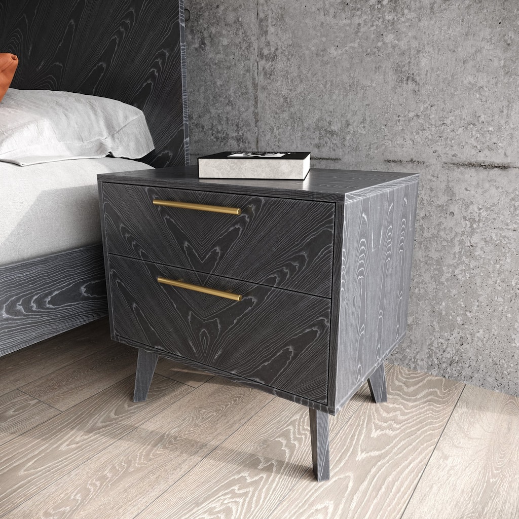 Modrest Diana Modern Grey Ash Nightstand