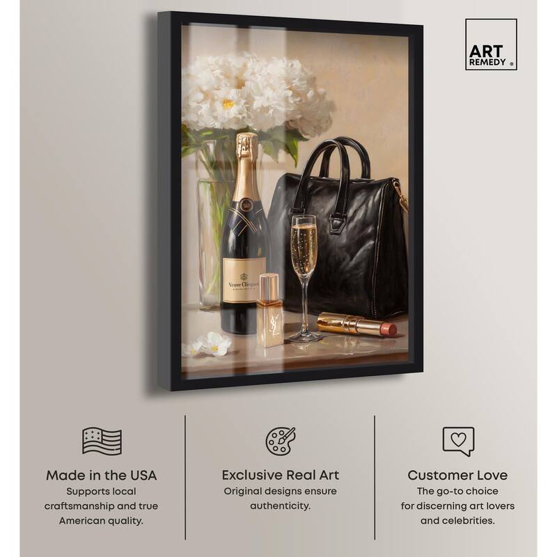 Cheers to Lovely Glam Shadowbox by Art Remedy
