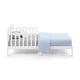 preview thumbnail 6 of 27, Wooden Toddler Bed, 53 x 29.5 x 24.50 Inch Crib, Stylish Style for Kids Bedrooms