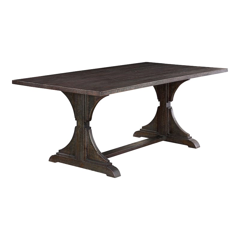 Furniture of America Badri Rustic 76-inch Solid Wood Dining Table