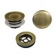 preview thumbnail 8 of 10, Kingston Brass Trimscape Toe Touch Tub Drain Trim Kit Antique Brass