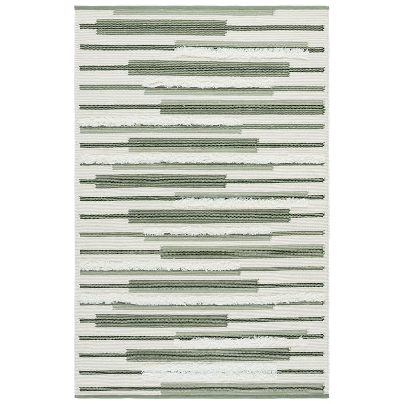 SAFAVIEH Handmade Kenya Herta Striped Wool Rug
