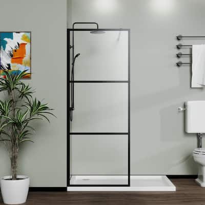 34" Shower Screen Door Walk-in Wet-room