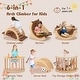 preview thumbnail 6 of 7, Kids Climbing Arch with Cushion, Montessori Rocker for Toddlers, Play & Development - 31.5" x 17.5" x 15.5"