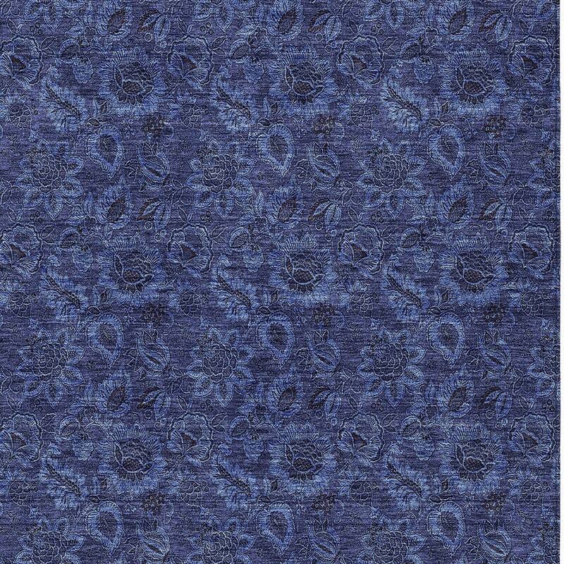 HomeRoots Floral Transitional Rectangle Outdoor Rug