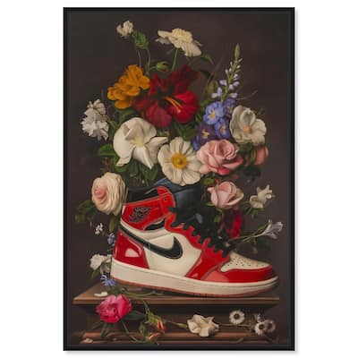 Sneaker Bouquet II Canvas by Art Remedy