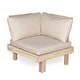 preview thumbnail 14 of 27, Christopher Knight Home - Topia Mid-Century Outdoor Sectional Sofa Set with Water-Resistant Cushions
