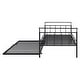 preview thumbnail 6 of 8, Twin Size Metal Daybed with Curved Handle Design and Twin Size Trundle