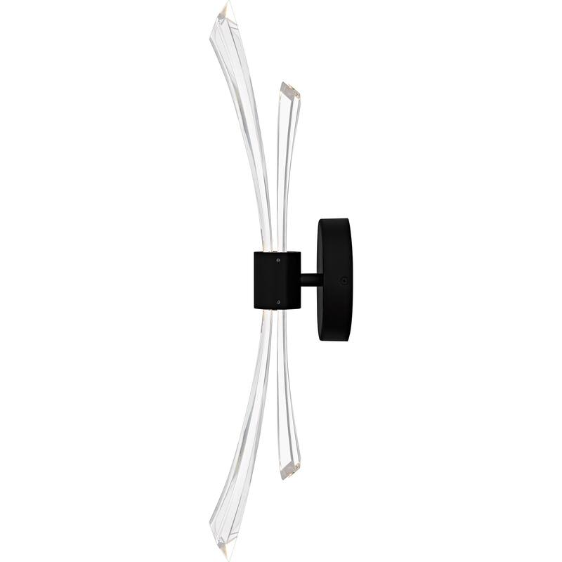 Cecily Integrated LED Matte Black Wall Sconce