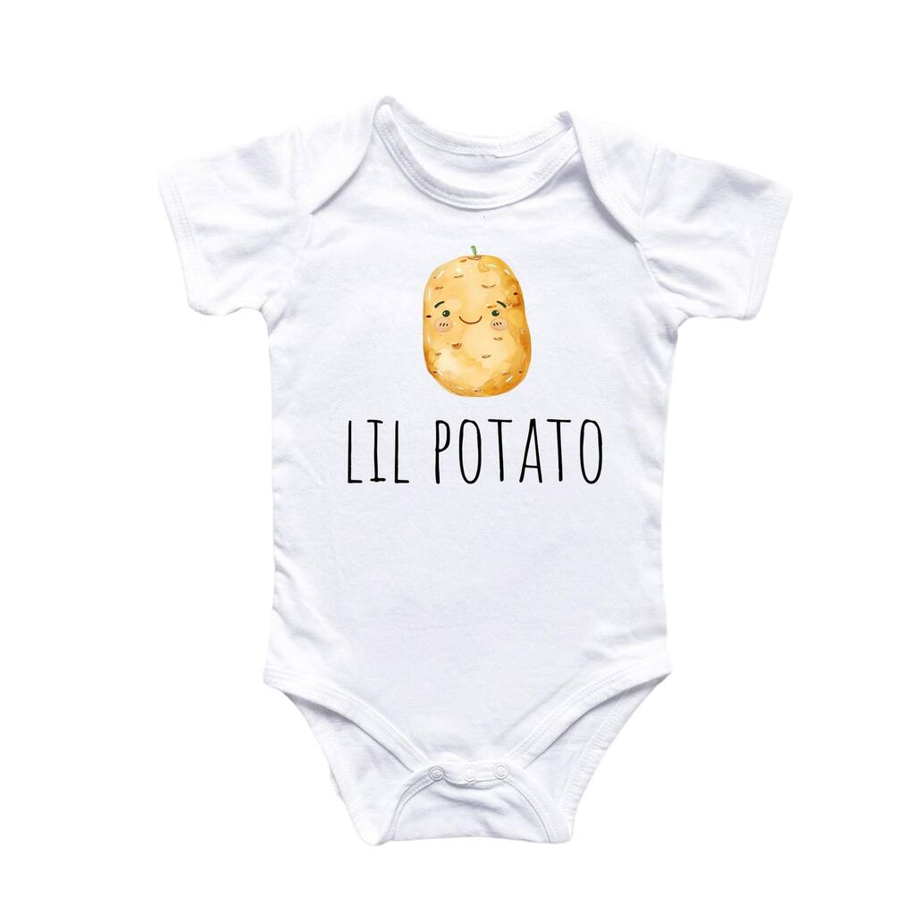 Little Potato Vegetable - Baby Boy Girl Clothes Infant Bodysuit Funny Cute Newborn