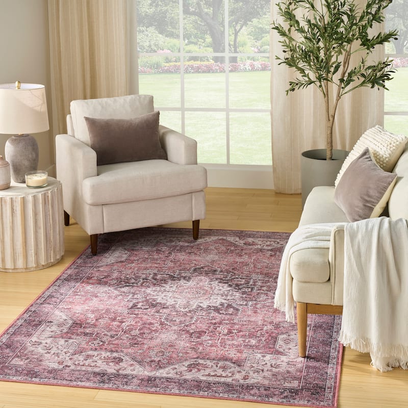 Nourison Washables Indoor only Persian Area Rug