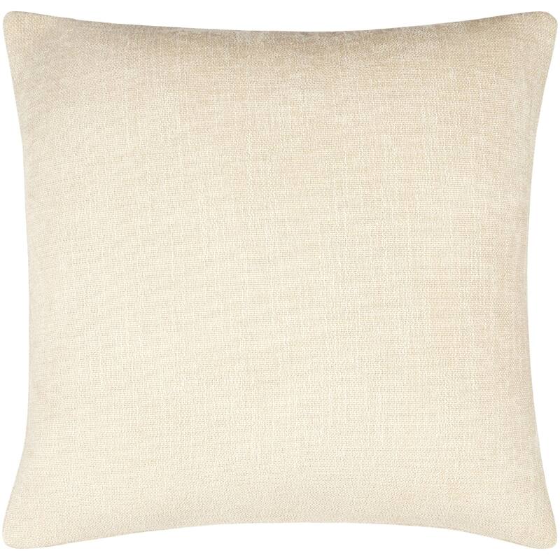 Livabliss Zunaira Modern & Contemporary Solid Color Accent Pillow - 20"L x 20"W - Polyester - Khaki