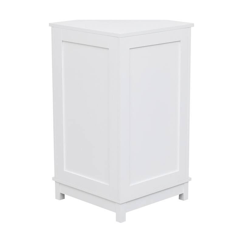 Bathroom Cabinet Triangle Corner Storage Cabinet with Adjustable Shelf