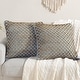 preview thumbnail 1 of 92, Boho Living Jada Braided Cotton/Jute Throw Pillows Light Blue - 18x18 - Pillow Cover