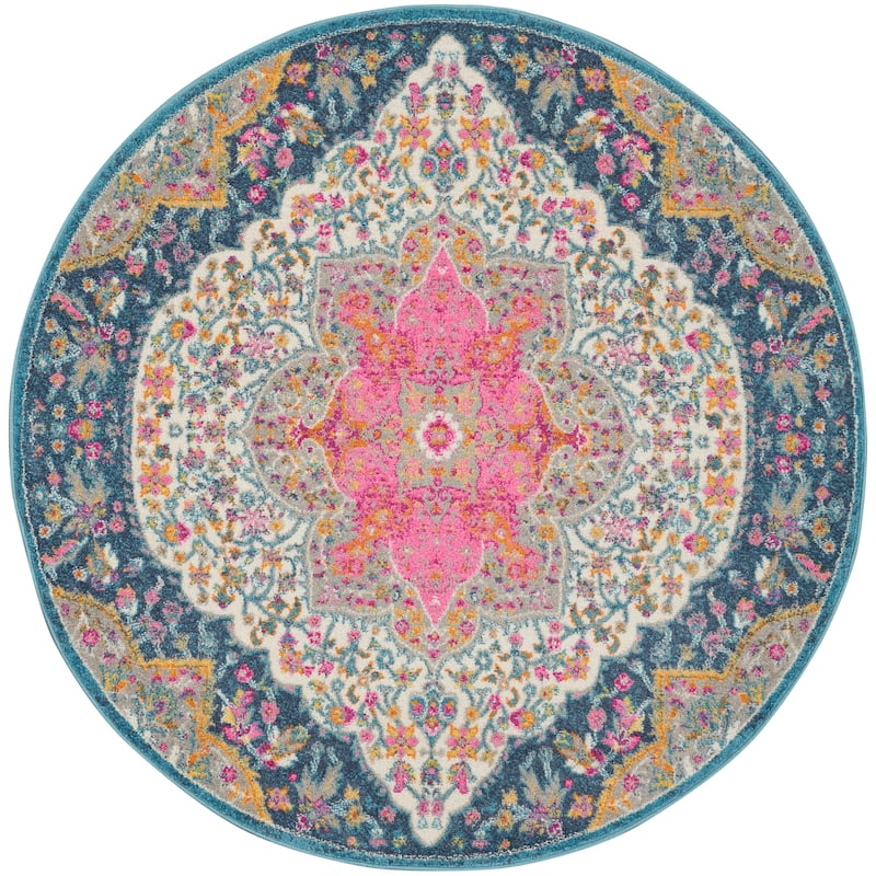 Nourison Passion Modern Persian Center Medallion Area Rug
