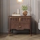 preview thumbnail 2 of 43, Christopher Knight Home- Johnson Wood Nightstand with 2 Storage Drawer Brown