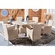 preview thumbnail 6 of 37, SAFAVIEH Outdoor Living Challe 7-Piece Patio Dining Set