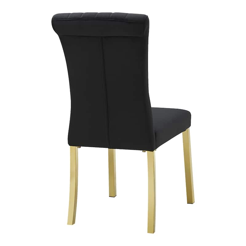 Furniture of America Carra Modern 7-Piece Stainless Steel Dining Table Set