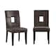 Option Dark Brown Faux Leather