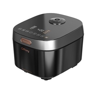 8 Cup Uncooked Rice Cooker, 8 Preset Programs, Smart Fuzzy Logic ...