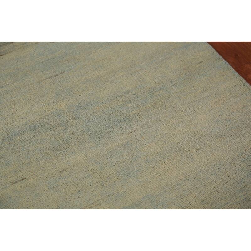 Modern Gabbeh Oriental Rug Handmade Bedroom Wool Carpet - 2'9" x 3'10"