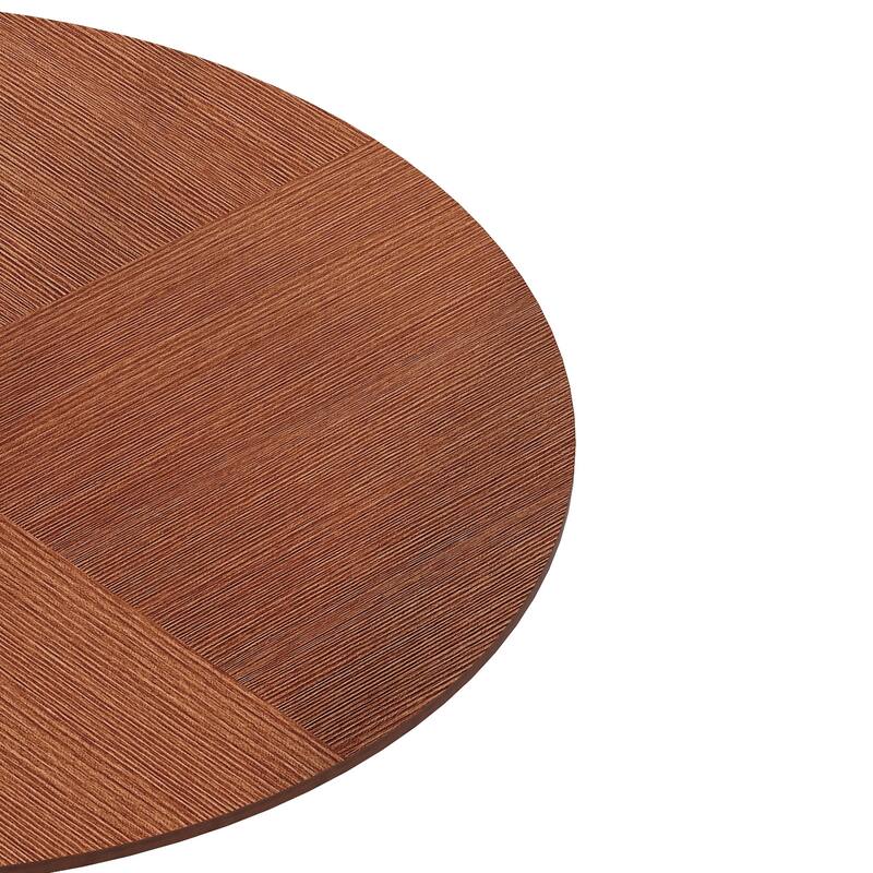 Modern Round Dining Table End Table Leisure Coffee Table with Metal Base