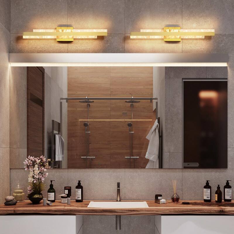 Modern Bathroom Vanity Light 24 inch Dimmable LED Bath Bar Light Fixtures Over Mirror - Wall Sconce