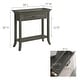 preview thumbnail 3 of 6, Leick Home Traditional Tray Edge Console Hall Stand