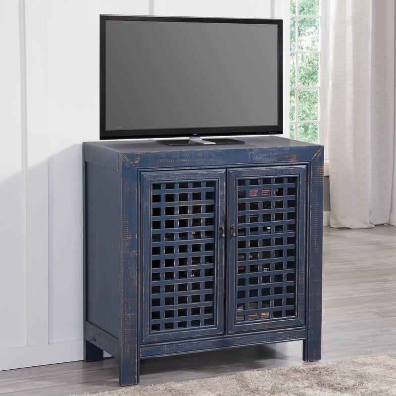 Steve Silver Raissa Distressed Finish Two-door Accent Cabinet