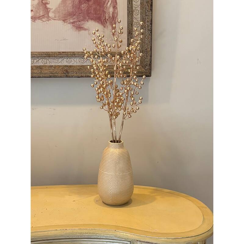 26" Gold Berry Spray, Set of 3